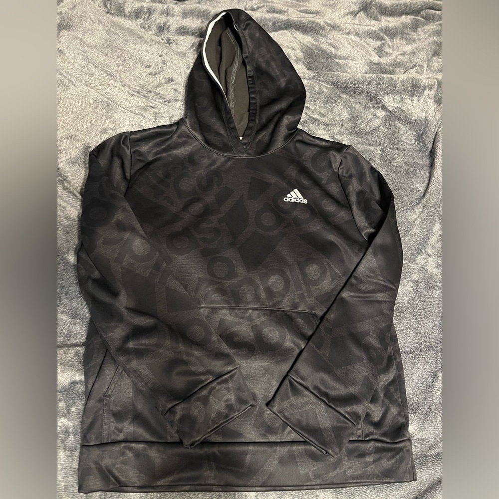 Adidas hoodie, Boys L (14/16), excellent like new condition